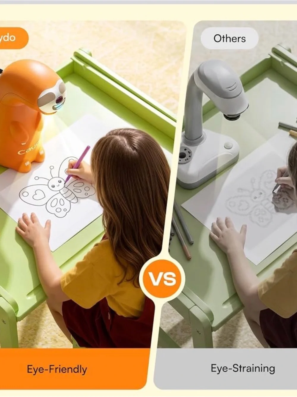 Orange Sloth Kids Drawing Projector